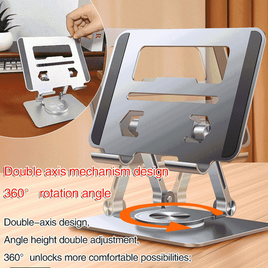 🔥Big Sale 49% OFF💥 360° Rotatable and Adjustable Lifting Aluminum Alloy Mobile Phone Tablet Laptop Holder