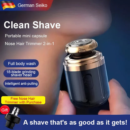 🎊Last Day Promotion 49% OFF🎊 Multifunctional Portable 2-in-1 Nose Hair and Beard Trimmer